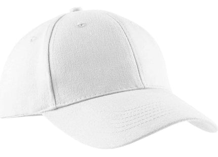 Port Authority Brushed Twill Cap CP82 White OSFA