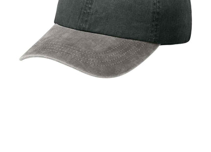 Port Authority TwoTone PigmentDyed Cap CP83 Black Pebble OSFA