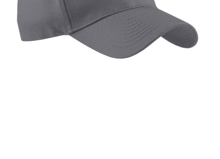 Port Authority FivePanel Twill Cap CP86 Charcoal OSFA