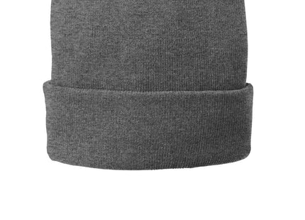 Port Authority FleeceLined Knit Cap CP90L Athletic Oxford OSFA