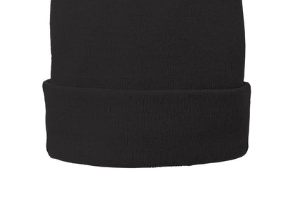 Port Authority FleeceLined Knit Cap CP90L Black OSFA