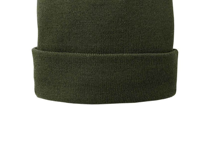 Port Authority FleeceLined Knit Cap CP90L Olive Drab Green OSFA