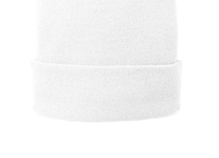 Port Authority FleeceLined Knit Cap CP90L White OSFA