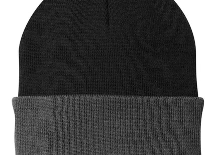 Port Authority Knit Cap CP90 Black Athletic Oxford OSFA