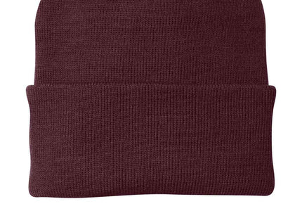 Port Authority Knit Cap CP90 Maroon OSFA