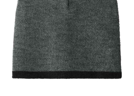 Port Authority Beanie Cap CP91 Athletic Oxford Black OSFA