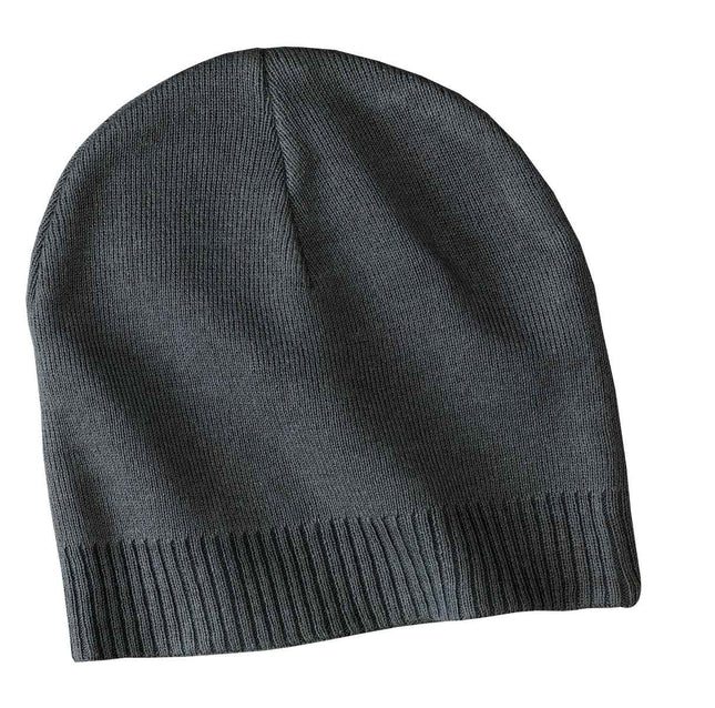 Port Authority 100% Cotton Beanie CP95 Graphite OSFA