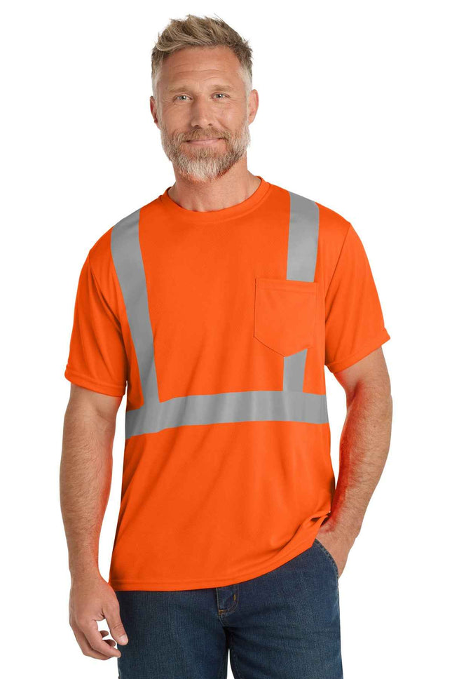 CornerStone ANSI 107 Class 2 Mesh Tee CS200 Safety Orange