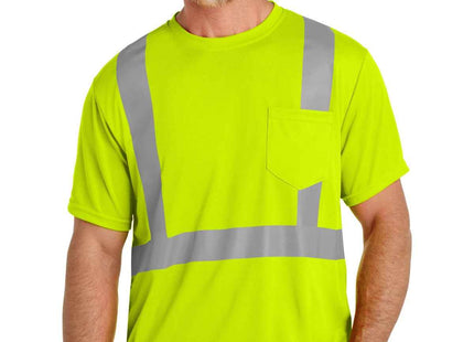 CornerStone ANSI 107 Class 2 Mesh Tee CS200 Safety Yellow