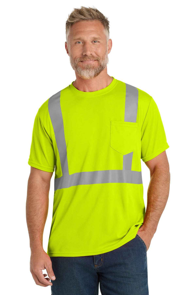 CornerStone ANSI 107 Class 2 Mesh Tee CS200 Safety Yellow