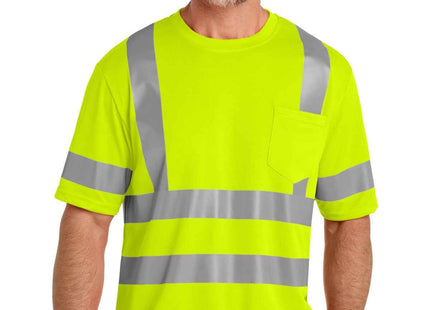 CornerStone ANSI 107 Class 3 Mesh Tee CS202 Safety Yellow