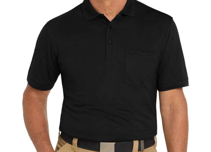 CornerStone Industrial SnagProof Pique Pocket Polo CS4020P Black