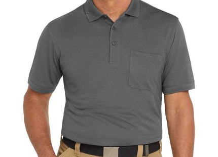 CornerStone Industrial SnagProof Pique Pocket Polo CS4020P Charcoal