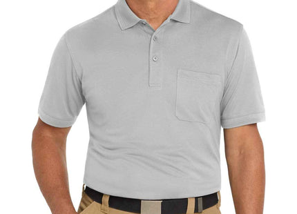 CornerStone Industrial SnagProof Pique Pocket Polo CS4020P Light Grey