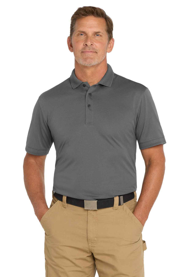 CornerStone Industrial SnagProof Pique Polo CS4020 Charcoal
