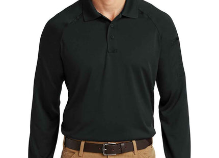 CornerStone Select Long Sleeve SnagProof Tactical Polo CS410LS Black
