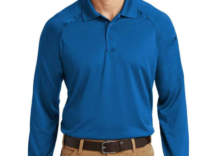 CornerStone Select Long Sleeve SnagProof Tactical Polo CS410LS Royal