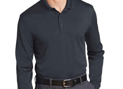 CornerStone Select SnagProof Long Sleeve Polo CS412LS Charcoal