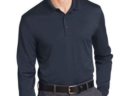 CornerStone Select SnagProof Long Sleeve Polo CS412LS Dark Navy