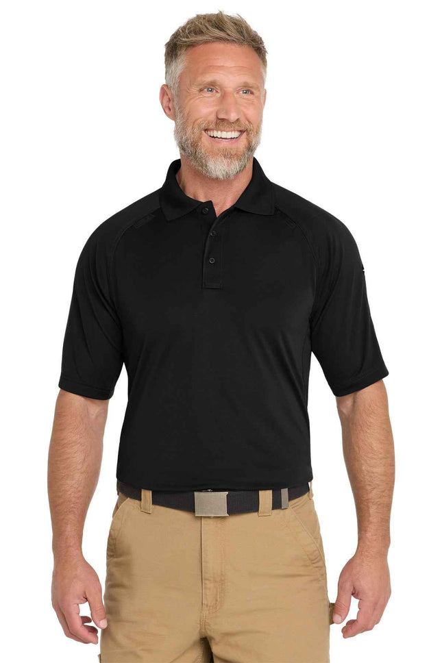 CornerStone Select Lightweight SnagProof Tactical Polo CS420 Black