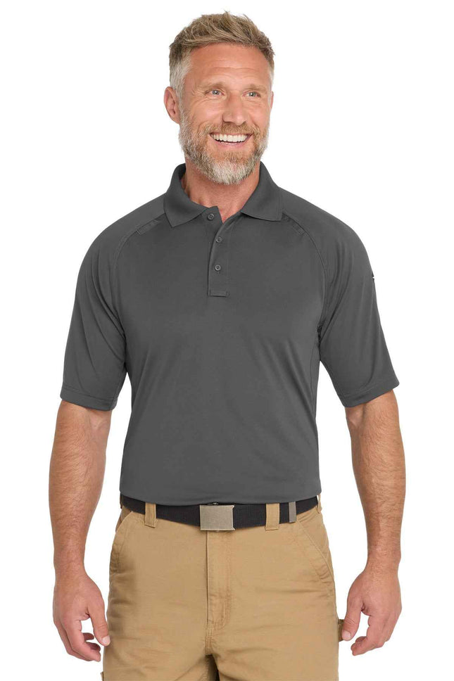 CornerStone Select Lightweight SnagProof Tactical Polo CS420 Charcoal
