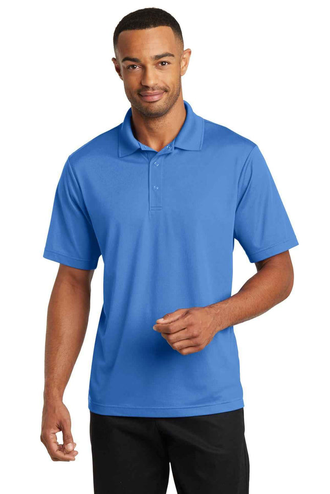 CornerStone Micropique Gripper Polo CS421 Blue Lake