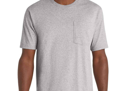CornerStone Workwear Pocket Tee CS430 Heather Grey
