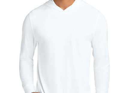 CornerStone Workwear Pro Long Sleeve Hooded Tee CS440LSH White