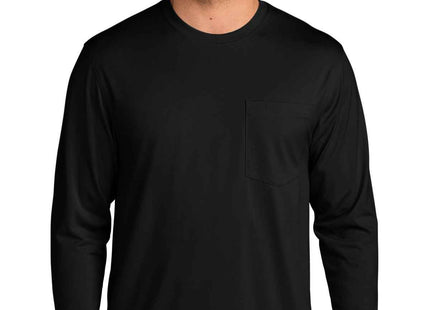 CornerStone Workwear Pro Long Sleeve Pocket Tee CS440LSP Black