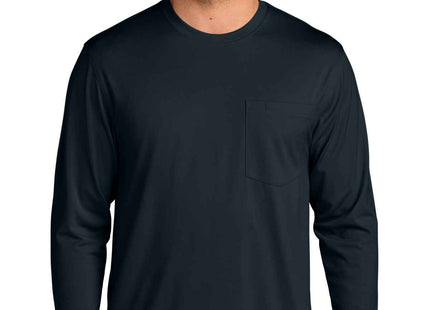 CornerStone Workwear Pro Long Sleeve Pocket Tee CS440LSP Navy