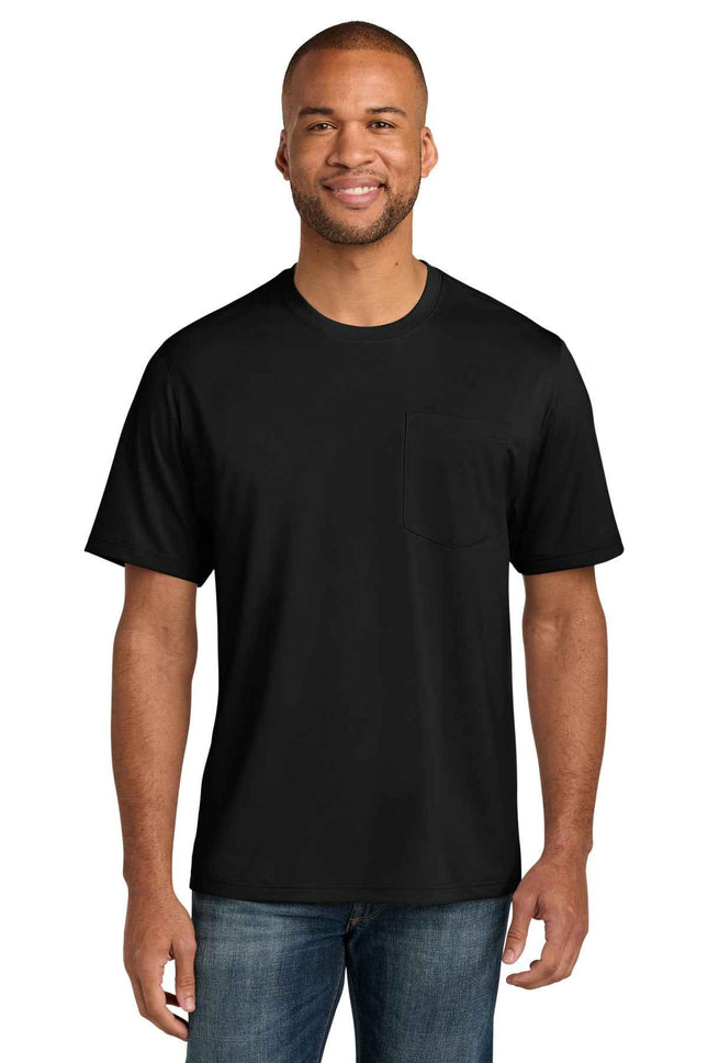 CornerStone Workwear Pro Short Sleeve Pocket Tee CS440P Black