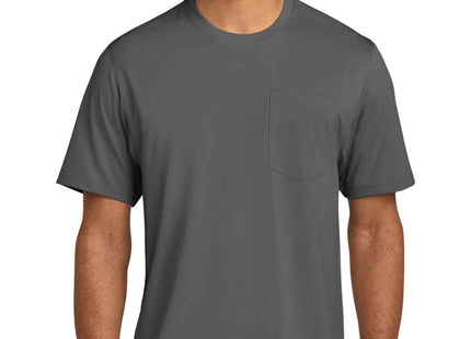 CornerStone Workwear Pro Short Sleeve Pocket Tee CS440P Metal Grey