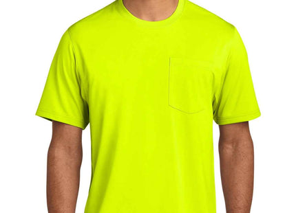 CornerStone Workwear Pro Short Sleeve Pocket Tee CS440P Safety Yellow