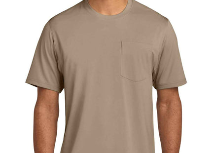 CornerStone Workwear Pro Short Sleeve Pocket Tee CS440P Silver Tan