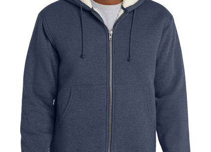 CornerStone Heavyweight SherpaLined Hooded Fleece Jacket CS625 Navy