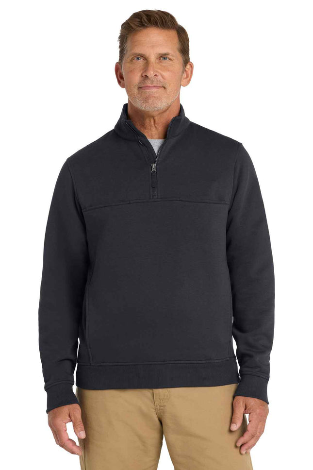 CornerStone 1/2Zip Job Shirt CS626 Dark Navy
