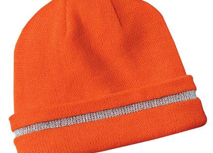 CornerStone Enhanced Visibility Beanie with Reflective Stripe CS800