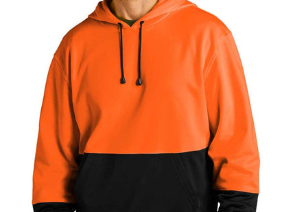 CornerStone Enhanced Visibility Fleece Pullover Hoodie CSF01 Safety Orange
