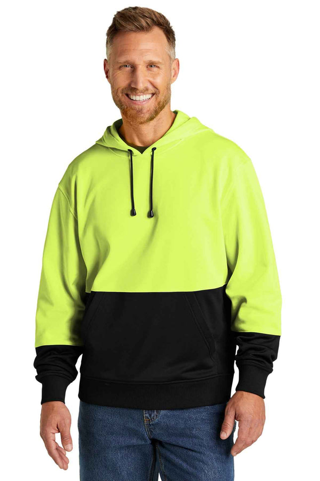 CornerStone Enhanced Visibility Fleece Pullover Hoodie CSF01 Safety Yellow