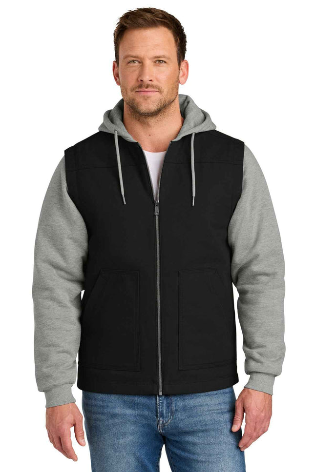 CornerStone Duck Fleece FullZip Hooded Jacket CSJ42