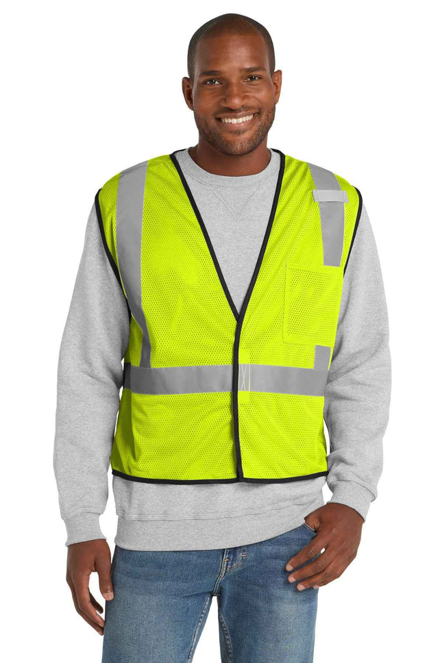 CornerStone ANSI 107 Class 2 Economy Mesh OnePocket Vest CSV100