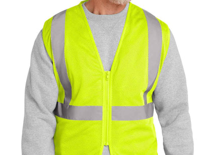 CornerStone ANSI 107 Class 2 Economy Mesh Zippered Vest CSV101
