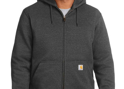 Carhartt Rain Defender Paxton Heavyweight Hooded ZipFront Sweatshirt CT100614 Carbon Heather
