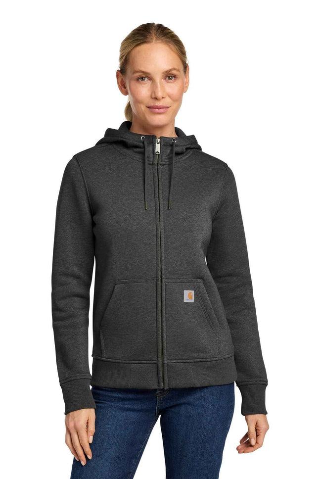 Carhartt Women's Clarksburg FullZip Hoodie CT102788 Carbon Heather