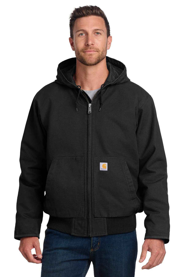 Carhartt Washed Duck Active Jac CT104050 Black