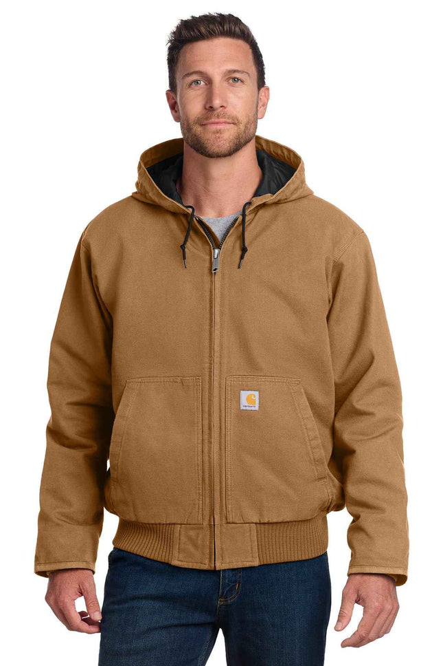 Carhartt Washed Duck Active Jac CT104050 Carhartt Brown