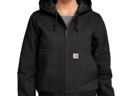Carhartt Women's Washed Duck Active Jac CT104053 Black