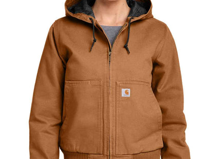 Carhartt Women's Washed Duck Active Jac CT104053 Carhartt Brown