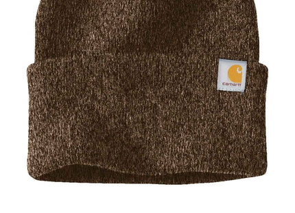 Carhartt Watch Cap 20 CT104597 Dark Brown Sandstone OSFA