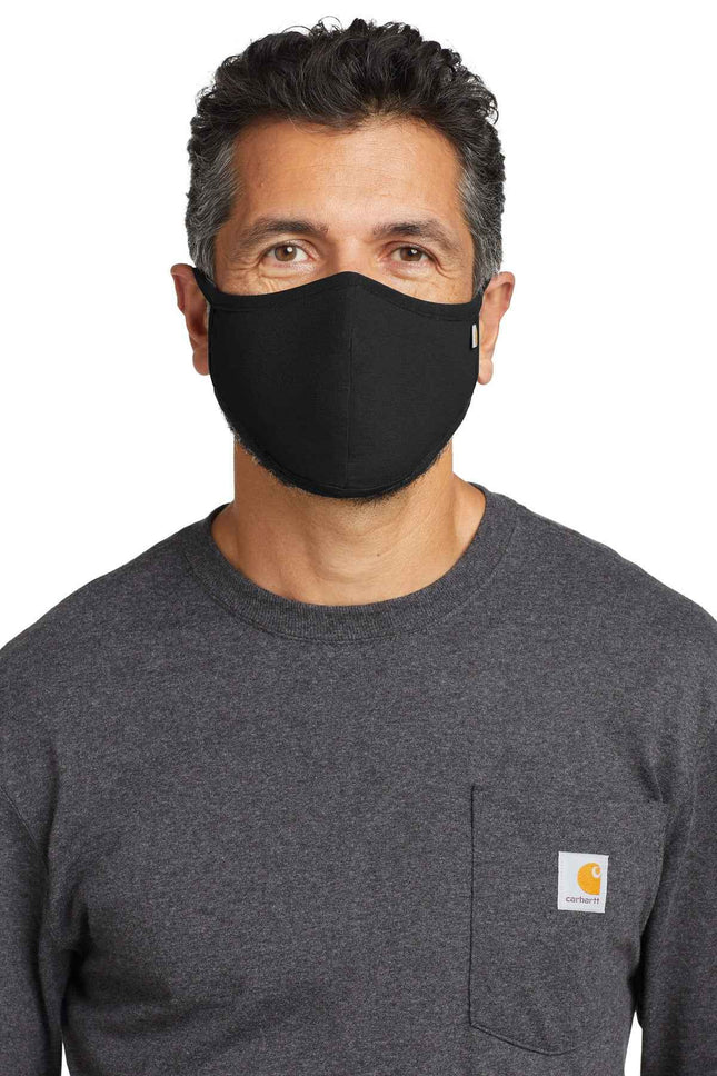 Carhartt Cotton Ear Loop Face Mask (3 pack) CT105160 Black OSFA
